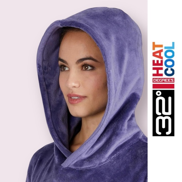 32 Degrees Heat Lavender Cozy Plus Sleep‎ Lounger, Size S/M, MSRP $25 - Picture 2 of 9